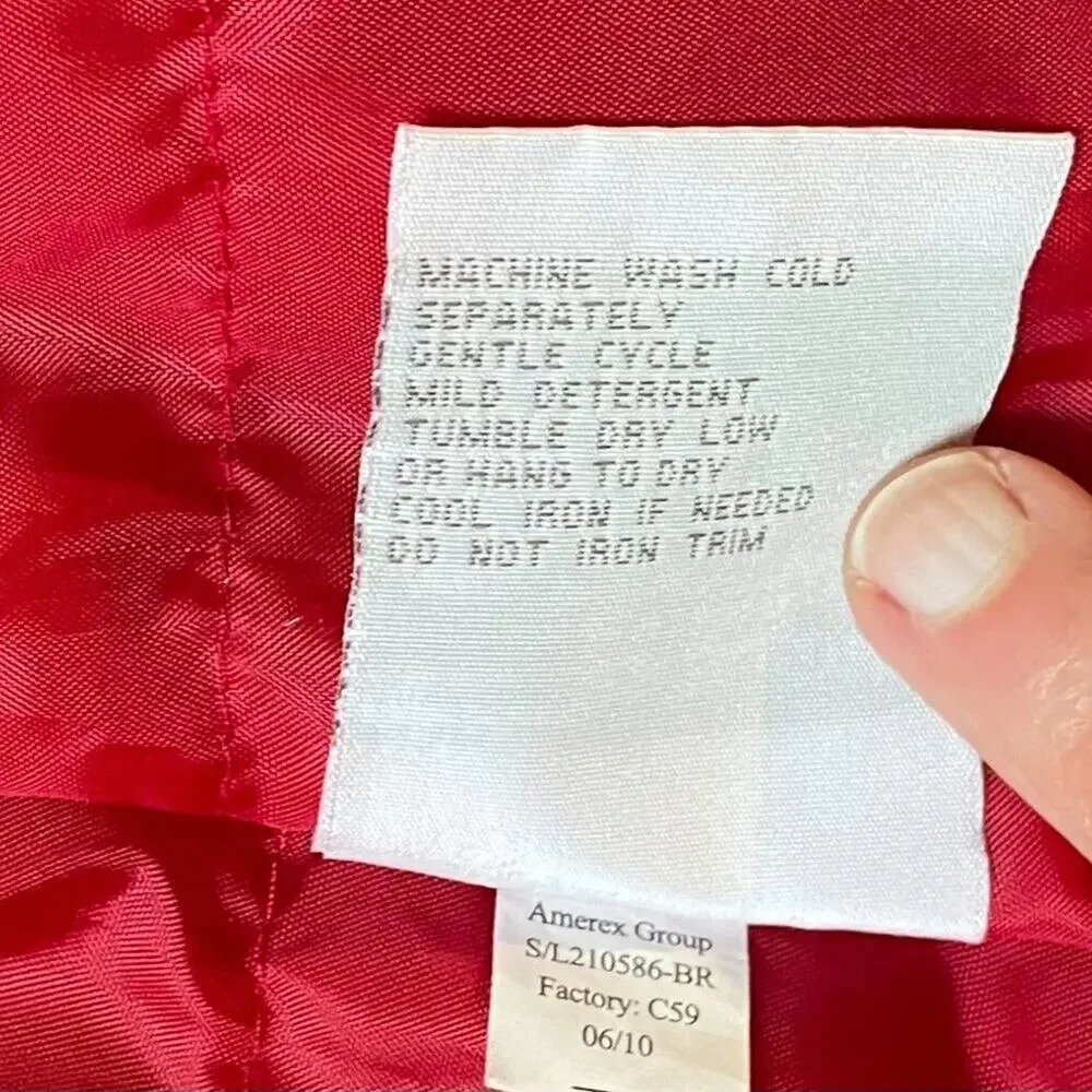 Girl's London Fog Red Coat, Bow, Shawl Collar, Classic, Special Event, 24M